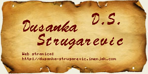 Dušanka Strugarević vizit kartica